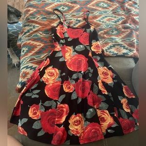 Cute/stretchy/comfortable rose dress